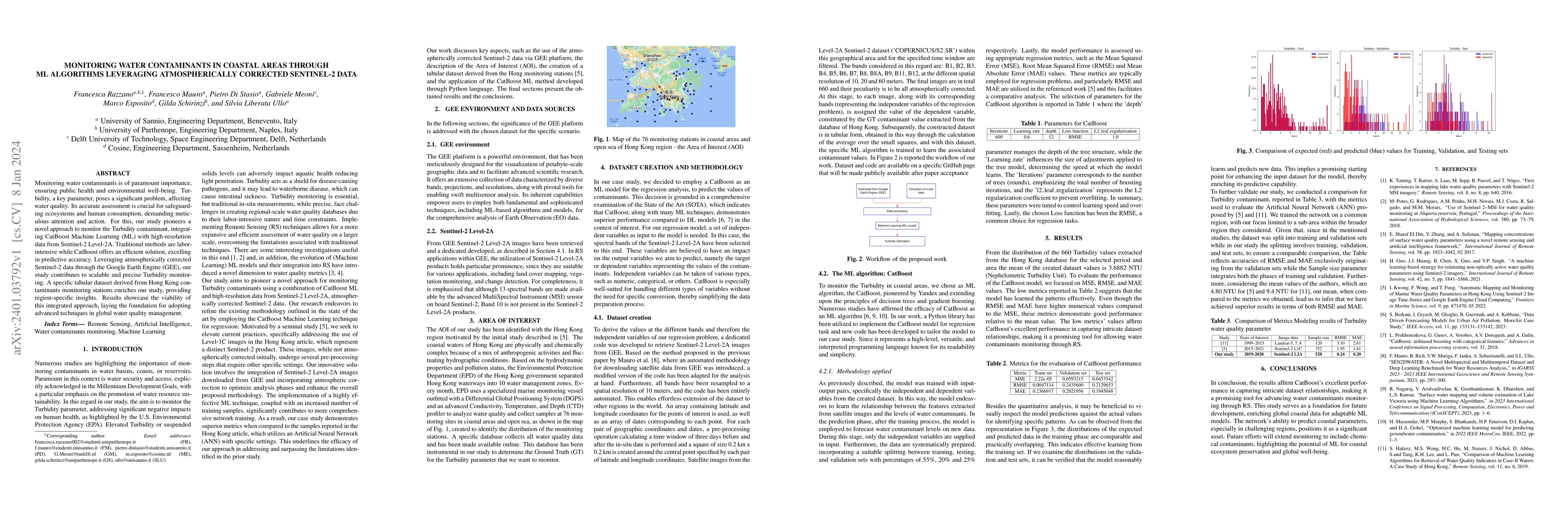 Thumbnail for Monitoring water contaminants in coastal areas through ML algorithms
  leveraging atmospherically corrected Sentinel-2 data