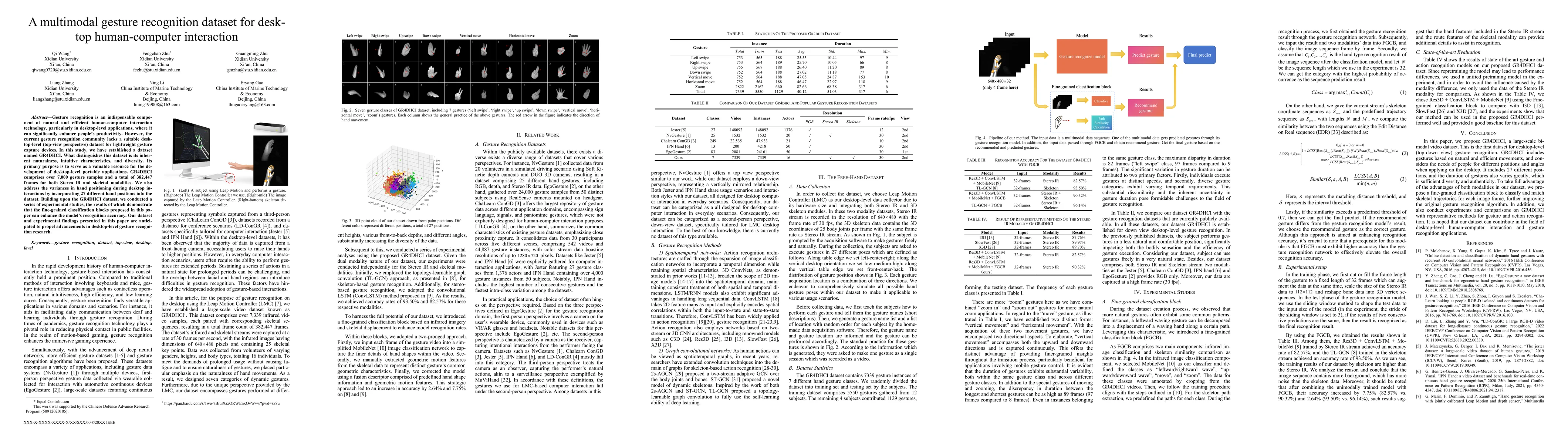 Thumbnail for A multimodal gesture recognition dataset for desktop human-computer
  interaction