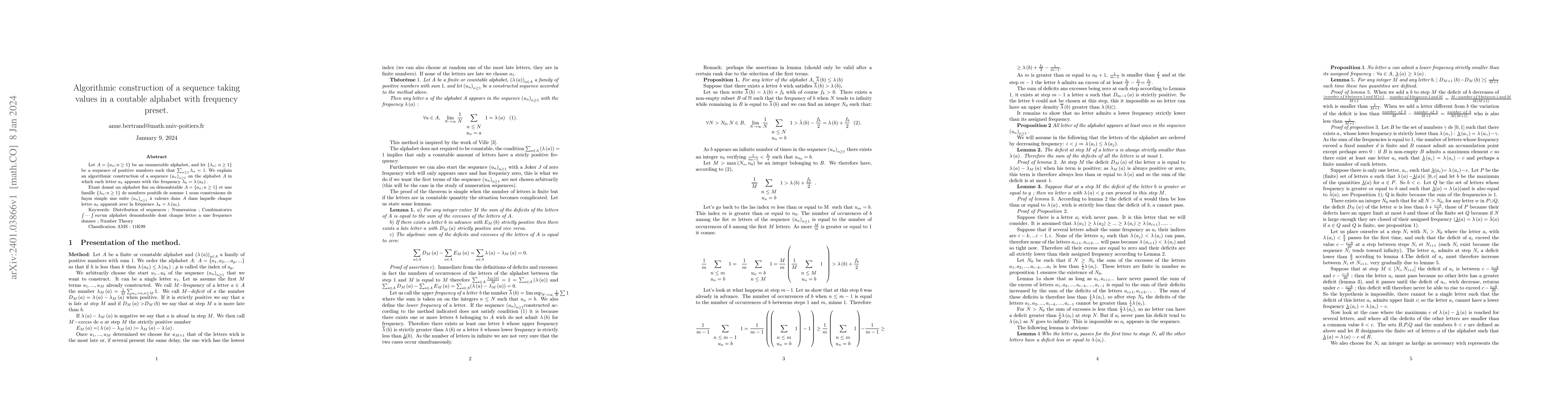Thumbnail for Democratic sequences