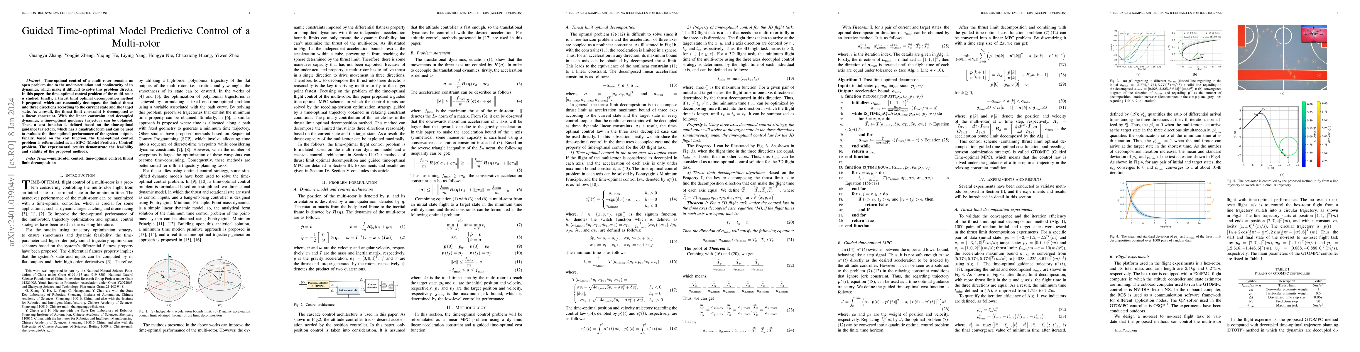 Thumbnail for Guided Time-optimal Model Predictive Control of a Multi-rotor