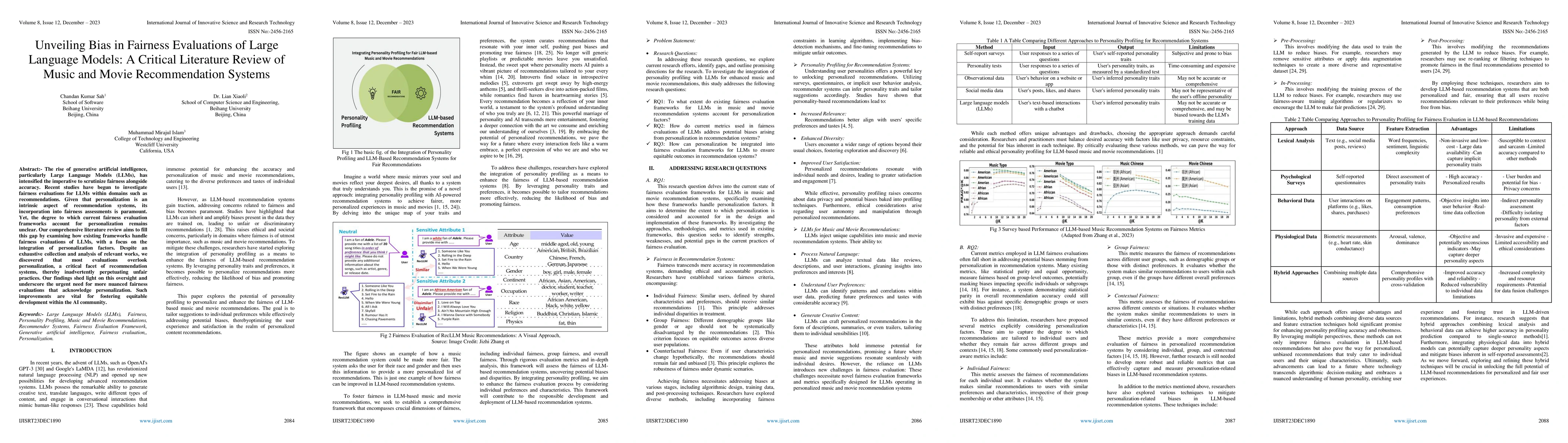 Thumbnail for Unveiling Bias in Fairness Evaluations of Large Language Models: A
  Critical Literature Review of Music and Movie Recommendation Systems