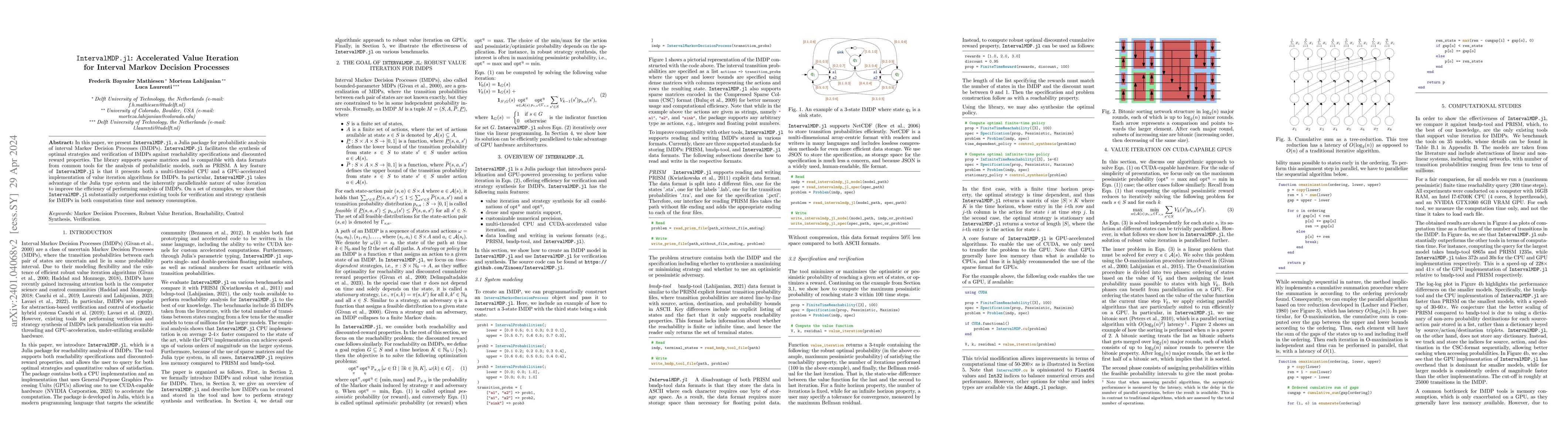 Thumbnail for IntervalMDP.jl: Accelerated Value Iteration for Interval Markov Decision
  Processes