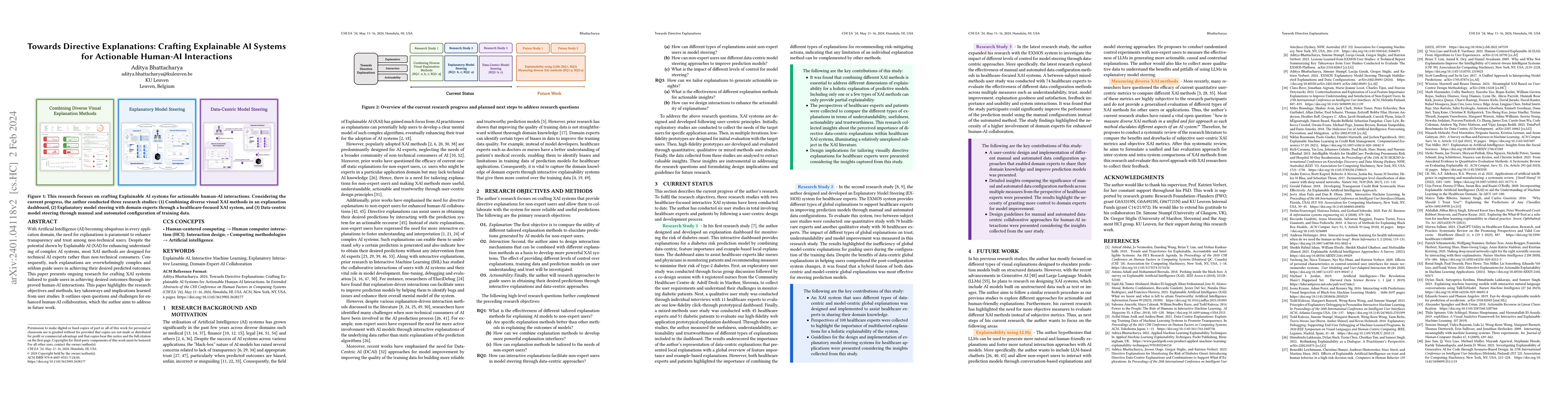 Thumbnail for Towards Directive Explanations: Crafting Explainable AI Systems for
  Actionable Human-AI Interactions