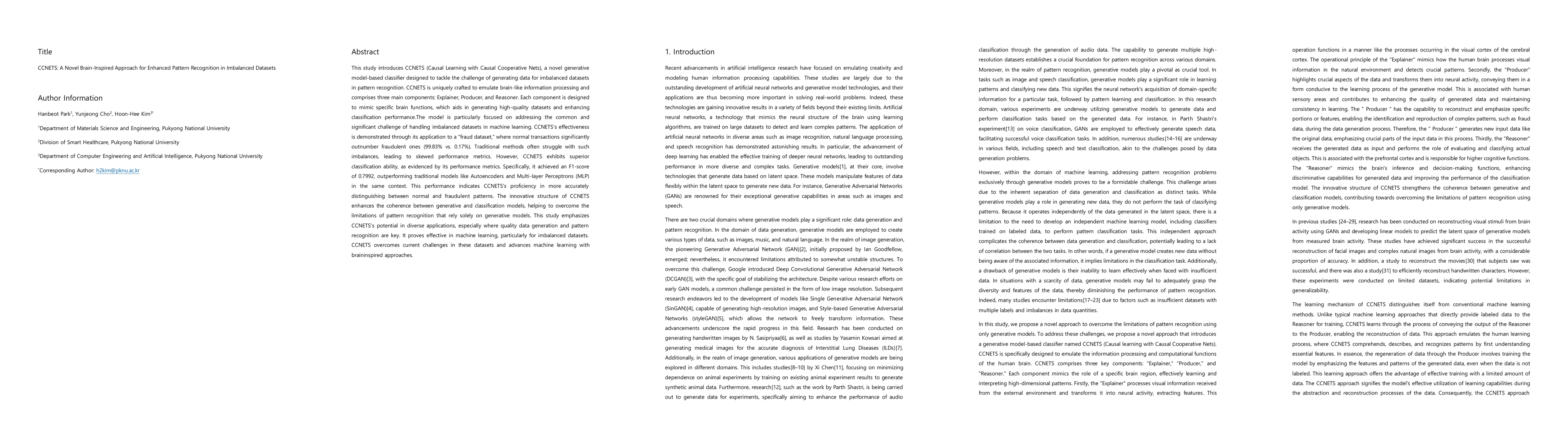 Thumbnail for CCNETS: A Novel Brain-Inspired Approach for Enhanced Pattern Recognition
  in Imbalanced Datasets