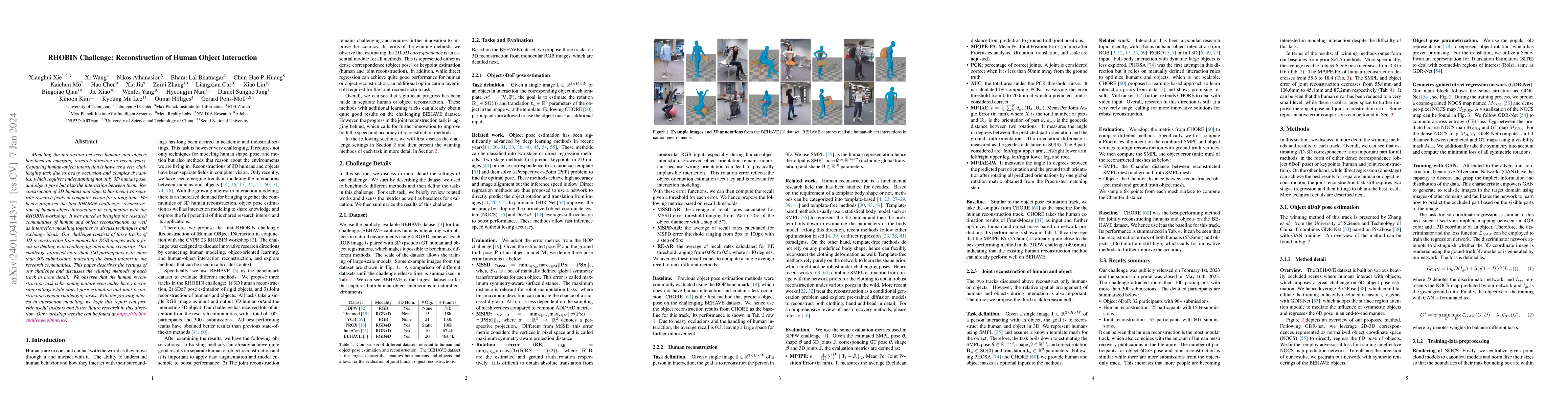 Thumbnail for RHOBIN Challenge: Reconstruction of Human Object Interaction