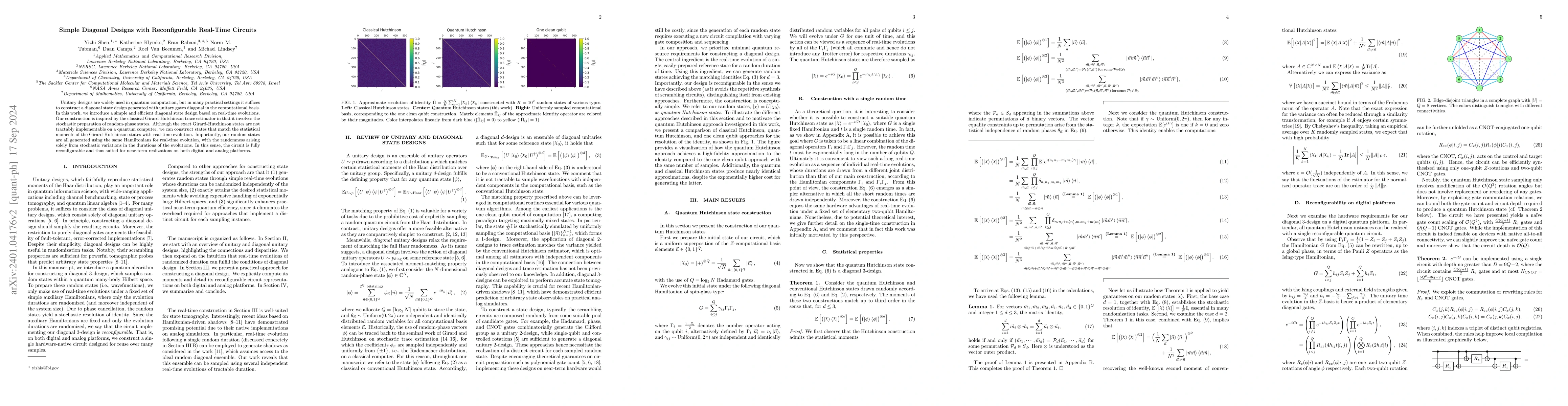 Thumbnail for Efficient Quantum Trace Estimation with Reconfigurable Real-Time
  Circuits