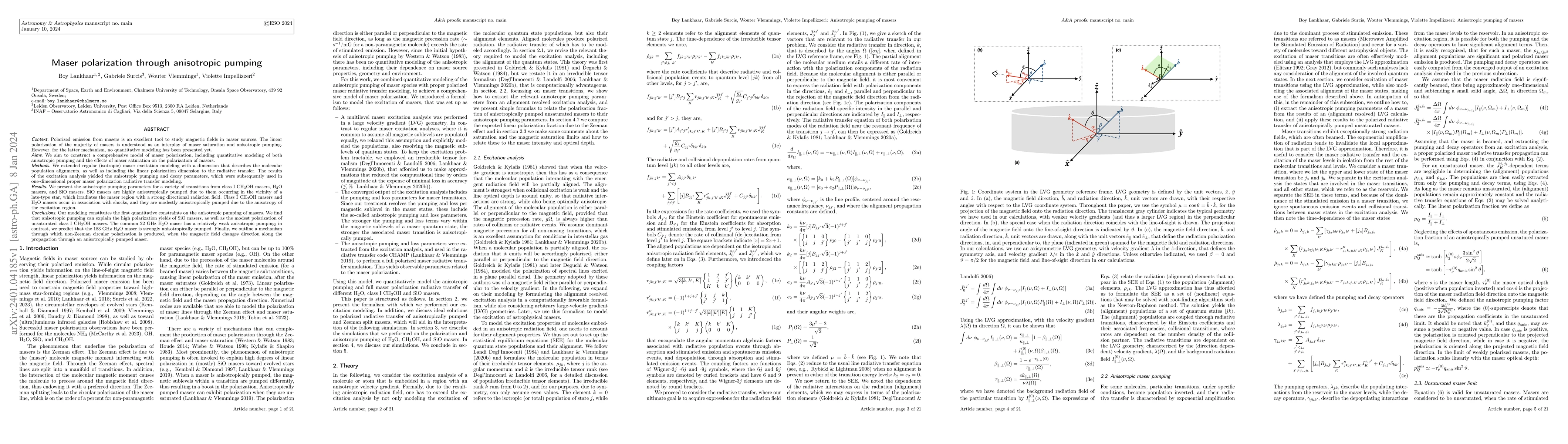 Thumbnail for Maser polarization through anisotropic pumping