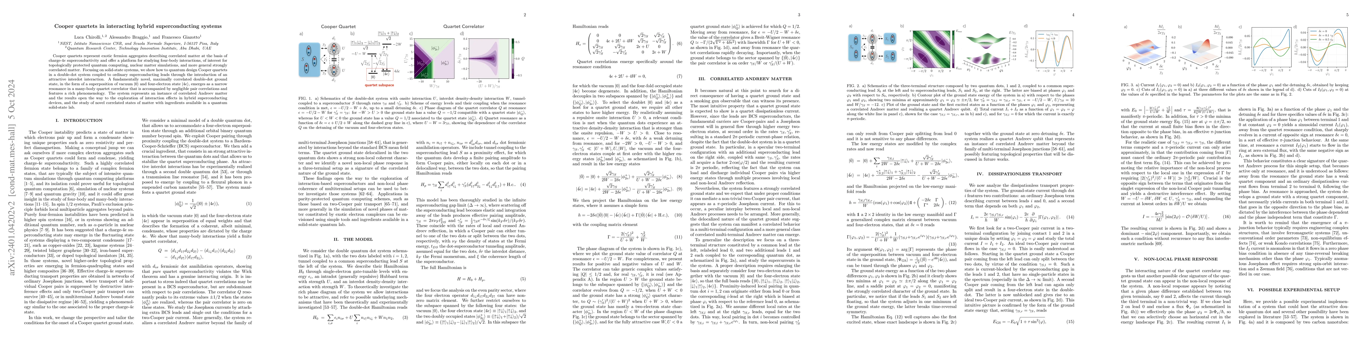 Thumbnail for Cooper quartets designing in multi-terminal superconducting devices