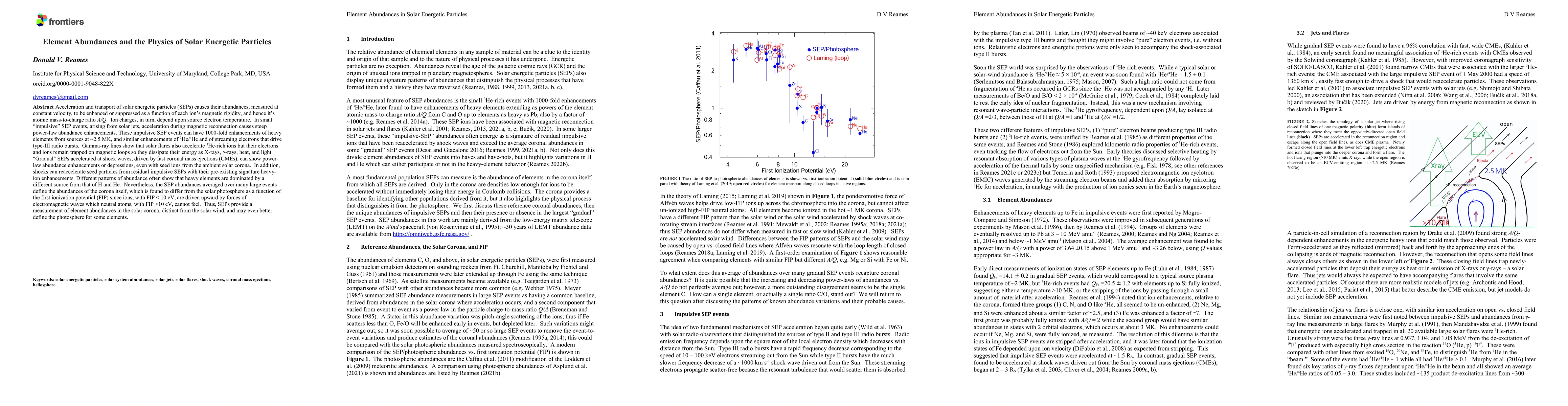Thumbnail for Element Abundances and the Physics of Solar Energetic Particles