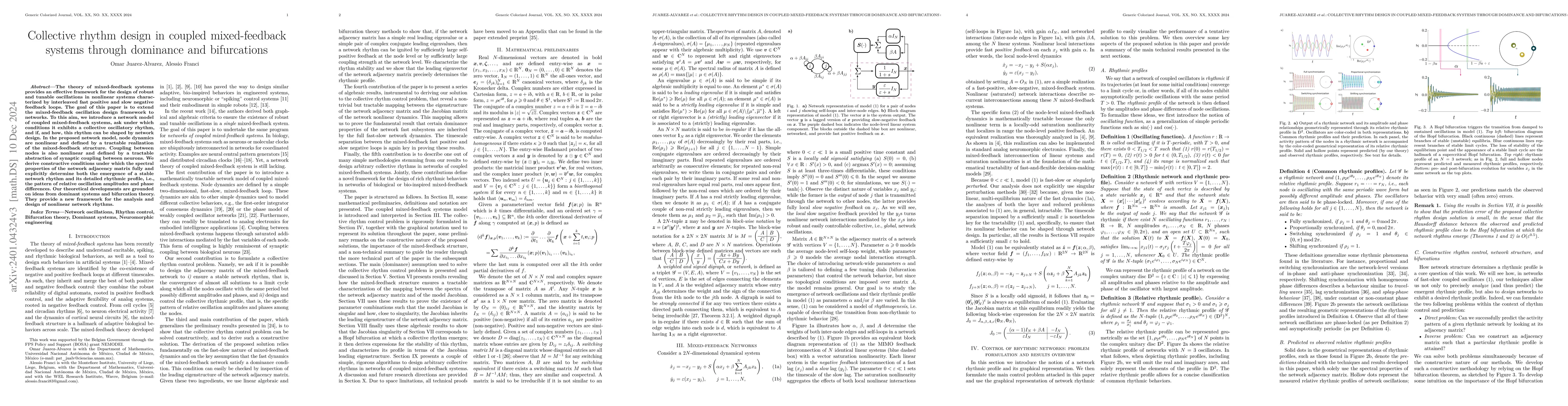 Thumbnail for Analysis and design of rhythmic neuromorphic networks through dominance
  and bifurcations