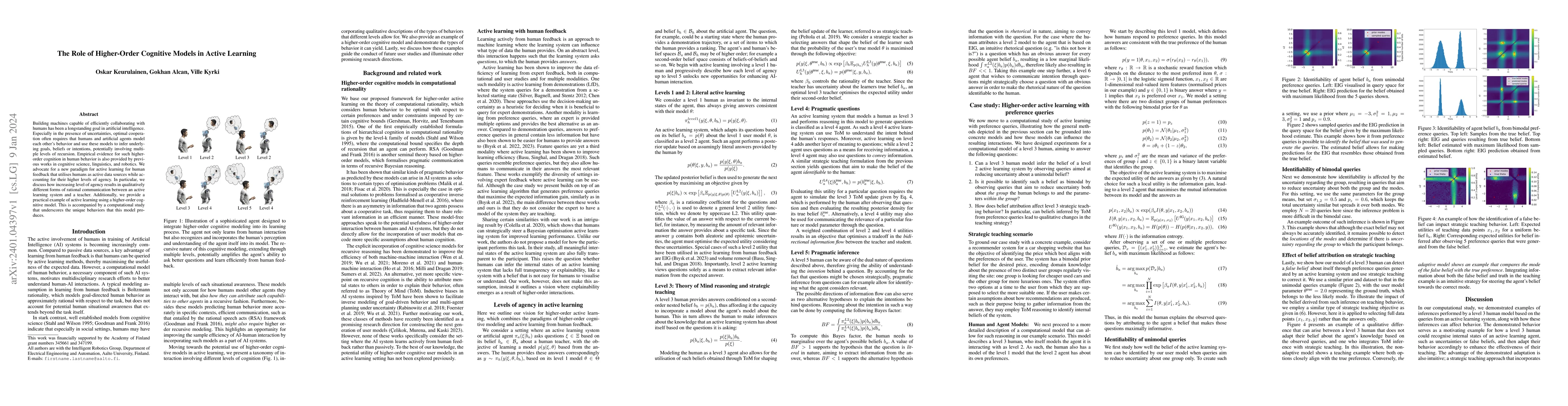 Thumbnail for The Role of Higher-Order Cognitive Models in Active Learning