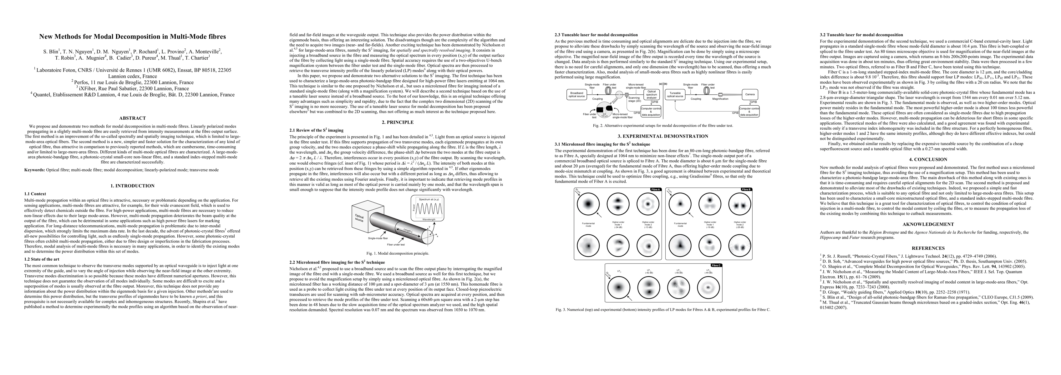 Thumbnail for New methods for modal decomposition in multi-mode fibres