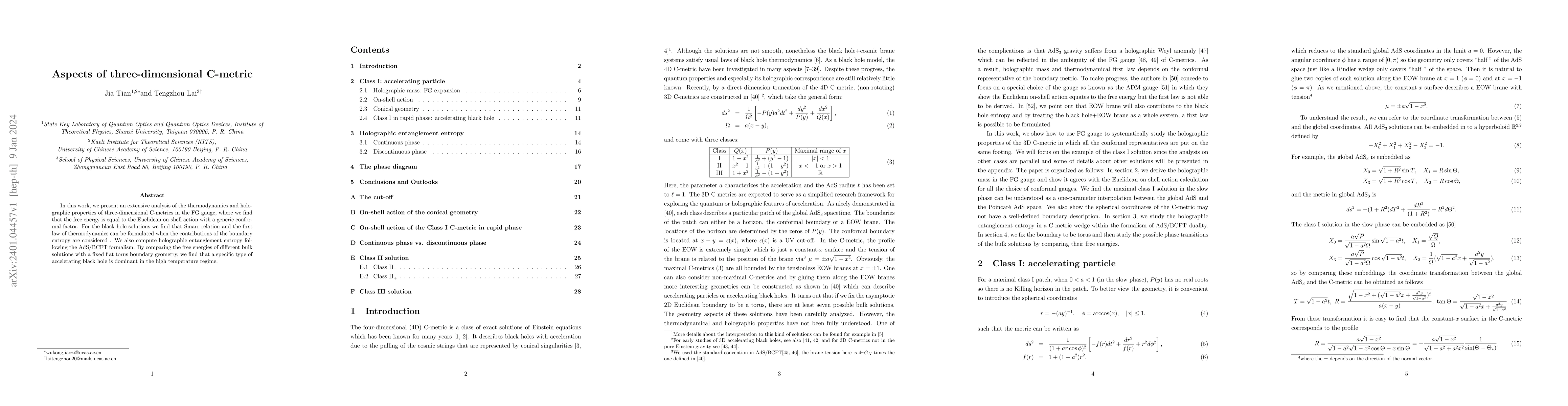 Thumbnail for Aspects of three-dimensional C-metric