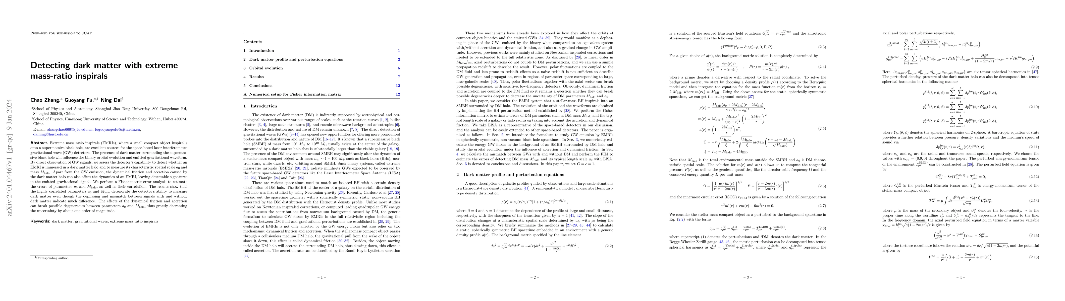 Thumbnail for Detecting dark matter with extreme mass-ratio inspirals