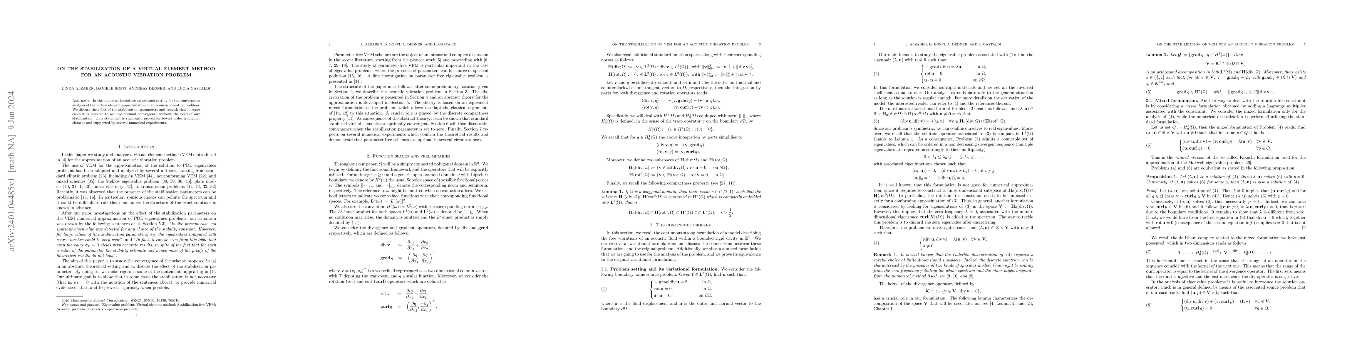 Thumbnail for On the stabilization of a virtual element method for an acoustic
  vibration problem