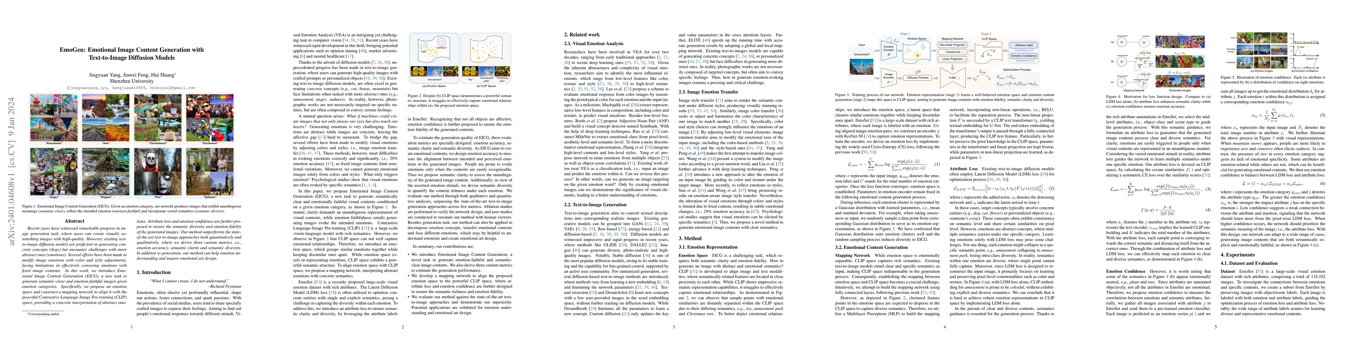 Thumbnail for EmoGen: Emotional Image Content Generation with Text-to-Image Diffusion
  Models
