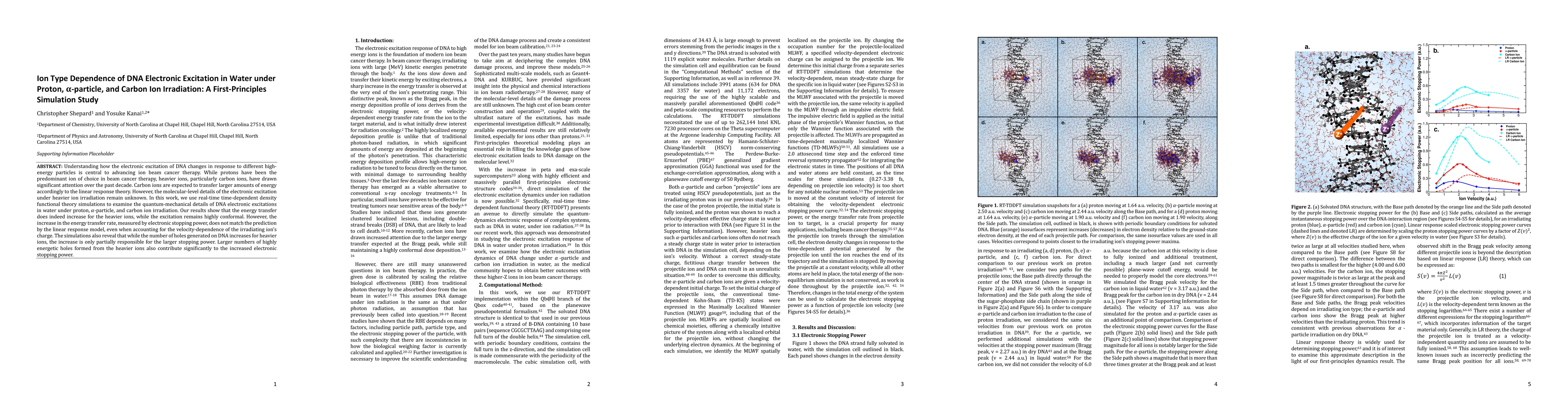 Thumbnail for Ion Type Dependence of DNA Electronic Excitation in Water under Proton,
  alpha-particle, and Carbon Ion Irradiation: A First-Principles Simulation
  Study
