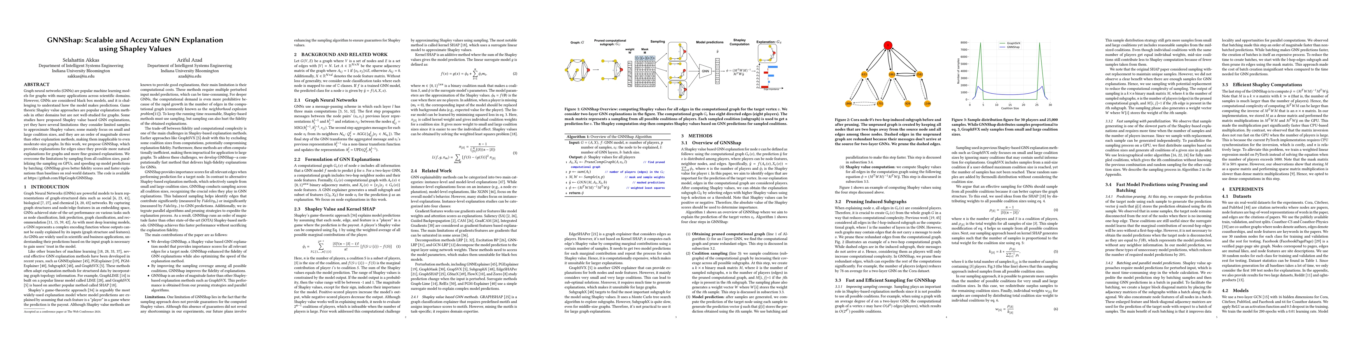 Thumbnail for GNNShap: Scalable and Accurate GNN Explanation using Shapley Values