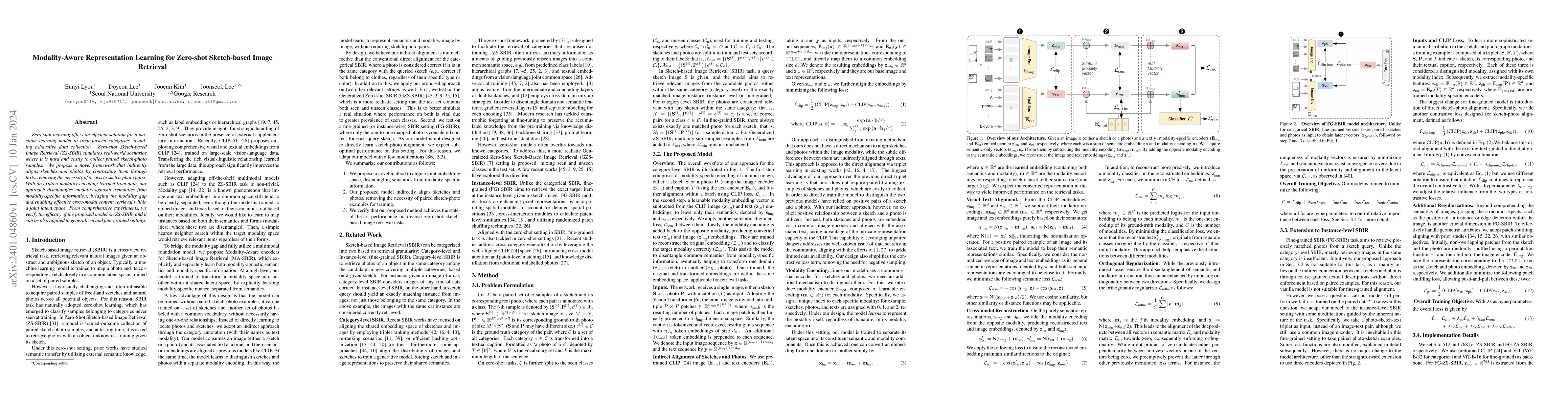 Thumbnail for Modality-Aware Representation Learning for Zero-shot Sketch-based Image
  Retrieval