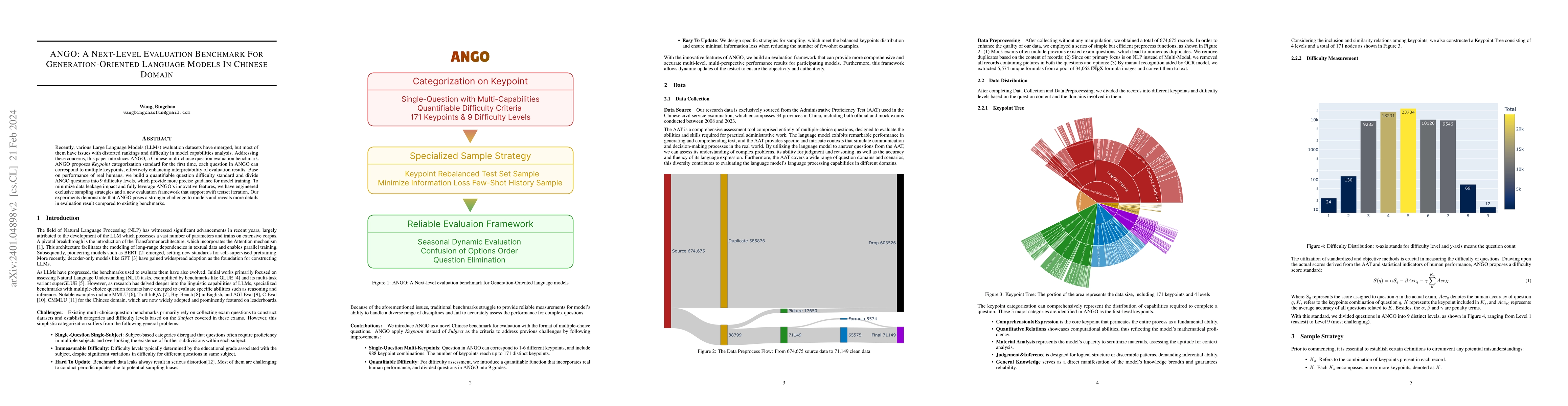 Thumbnail for ANGO: A Next-Level Evaluation Benchmark For Generation-Oriented Language
  Models In Chinese Domain