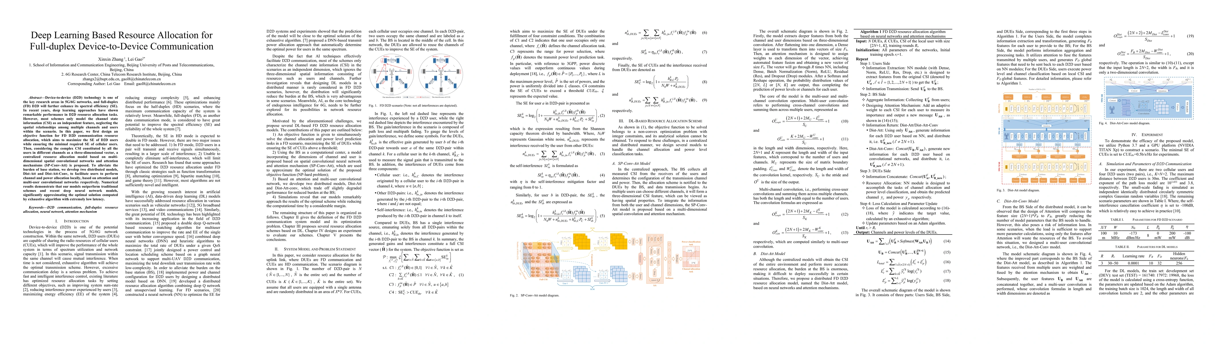 Thumbnail for Deep Learning Based Resource Allocation for Full-duplex Device-to-Device
  Communication