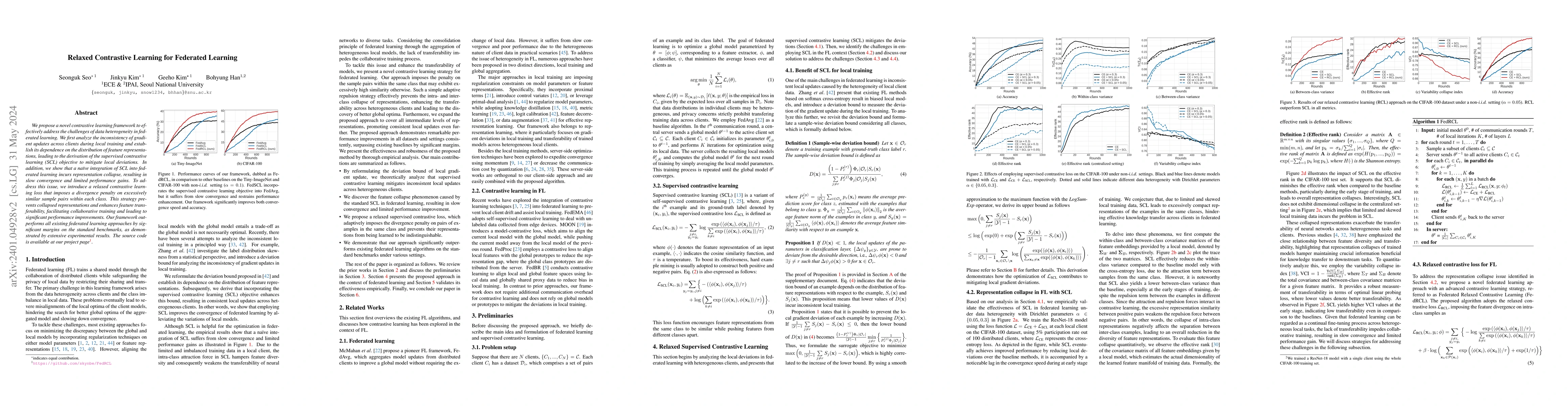 Thumbnail for Relaxed Contrastive Learning for Federated Learning