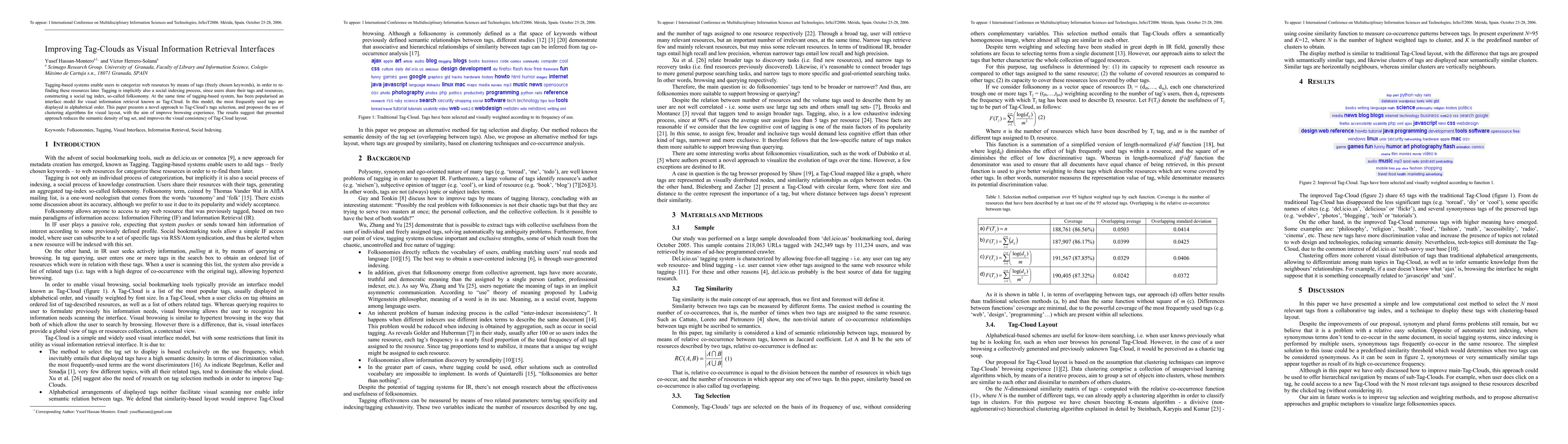 Thumbnail for Improving Tag-Clouds as Visual Information Retrieval Interfaces