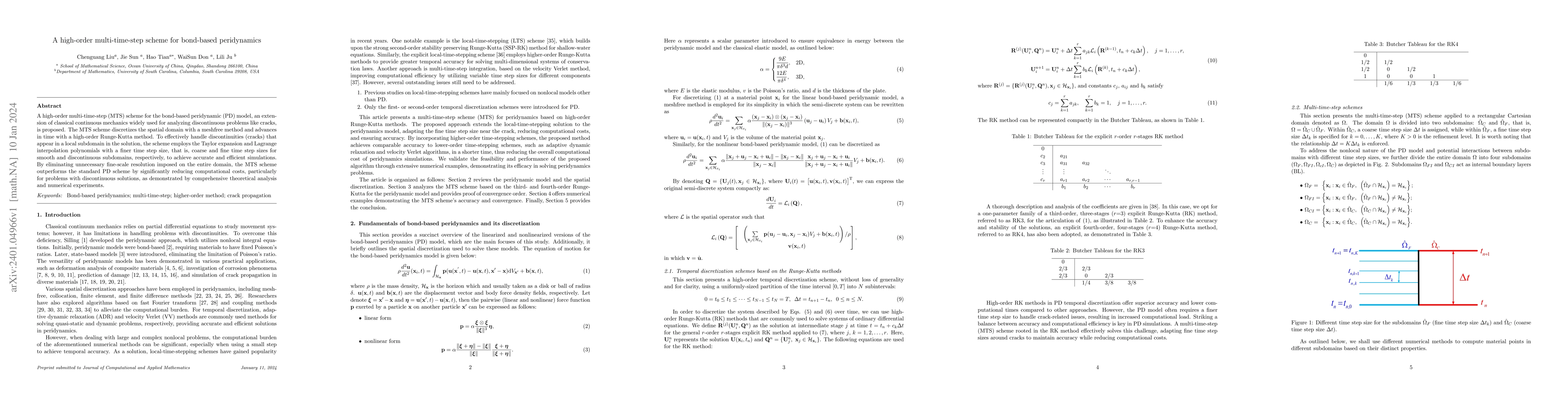 Thumbnail for A high-order multi-time-step scheme for bond-based peridynamics