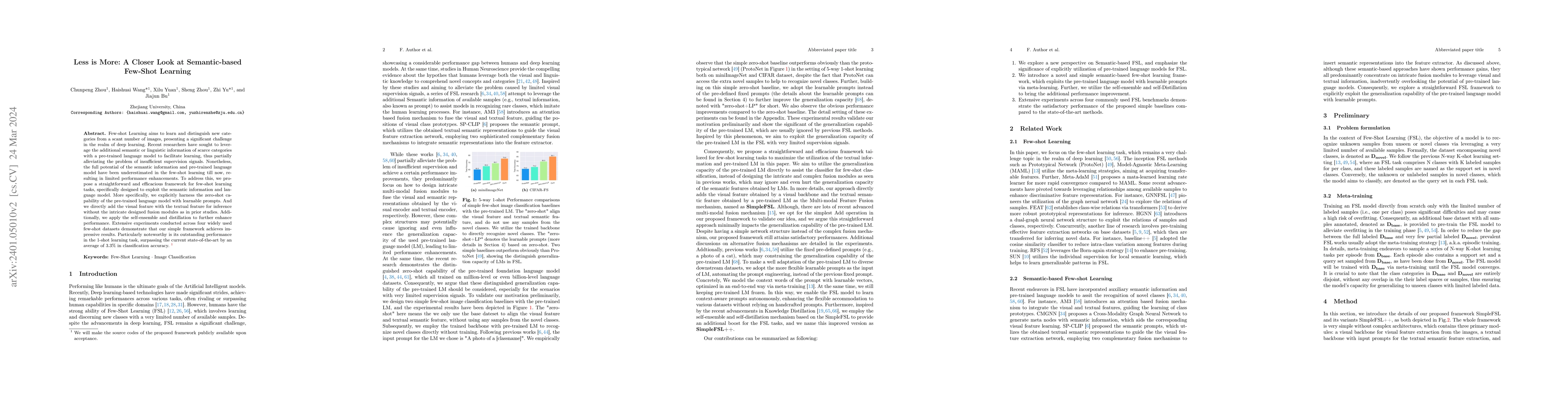 Thumbnail for Less is More: A Closer Look at Semantic-based Few-Shot Learning