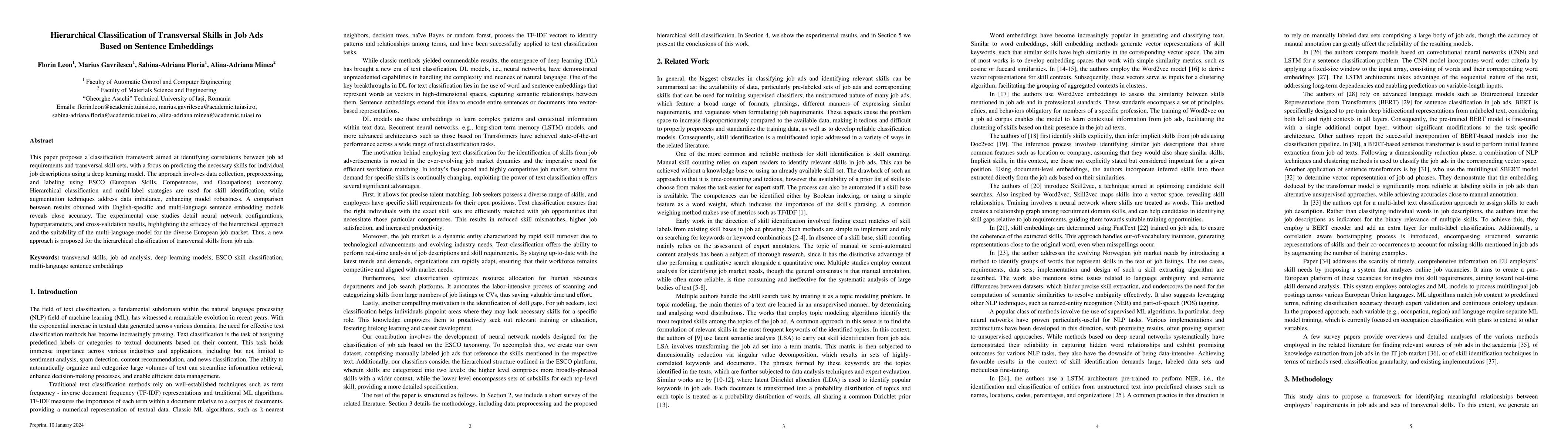 Thumbnail for Hierarchical Classification of Transversal Skills in Job Ads Based on
  Sentence Embeddings