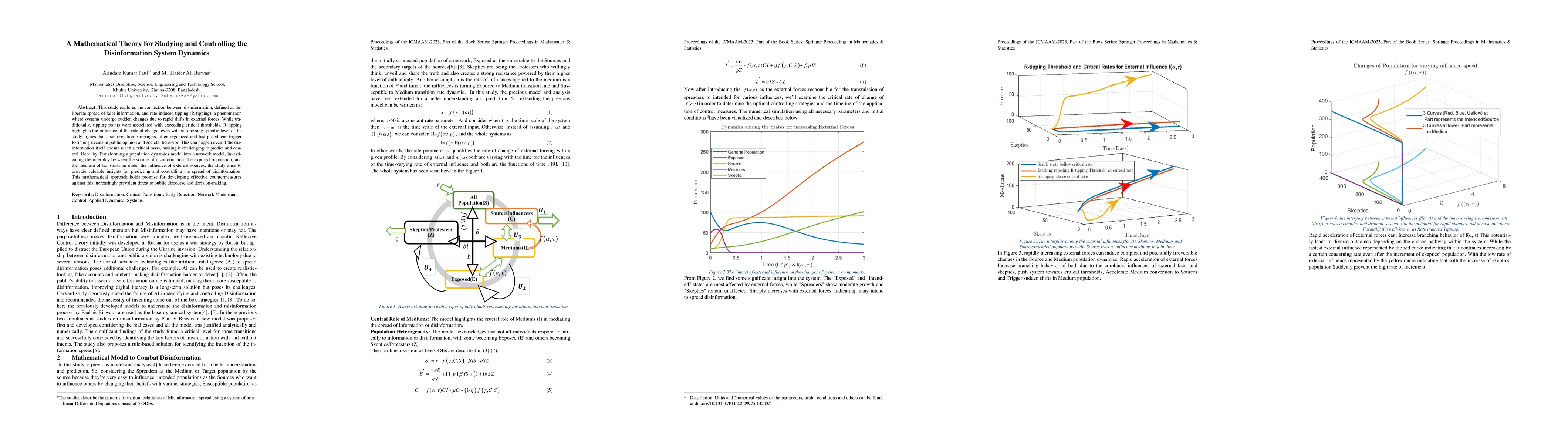 Thumbnail for A Mathematical Theory for Studying and Controlling the Disinformation
  System Dynamics