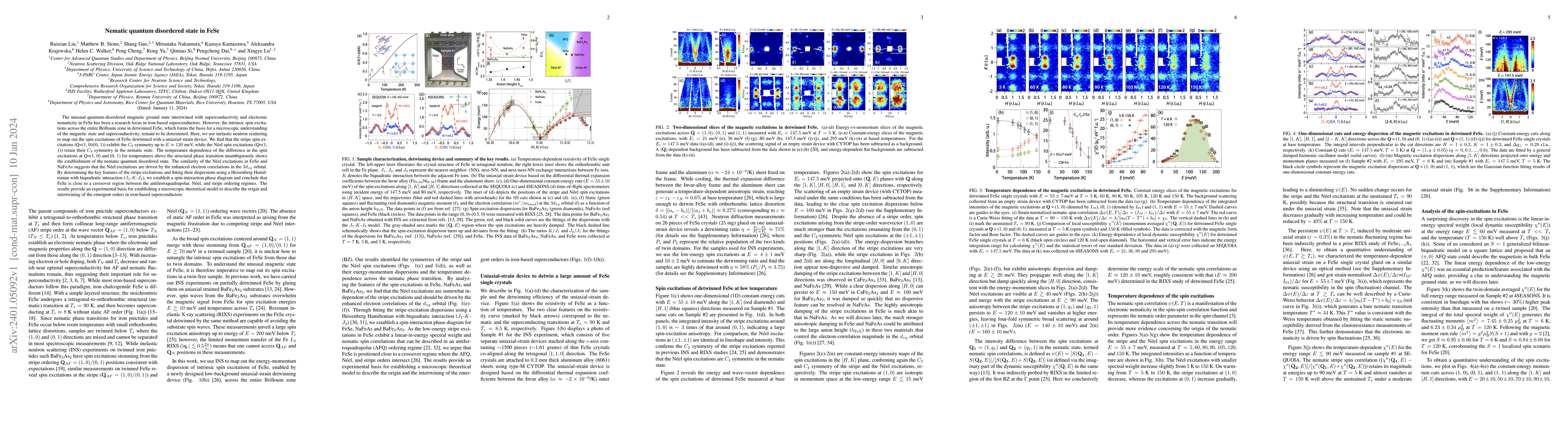 Thumbnail for Nematic quantum disordered state in FeSe