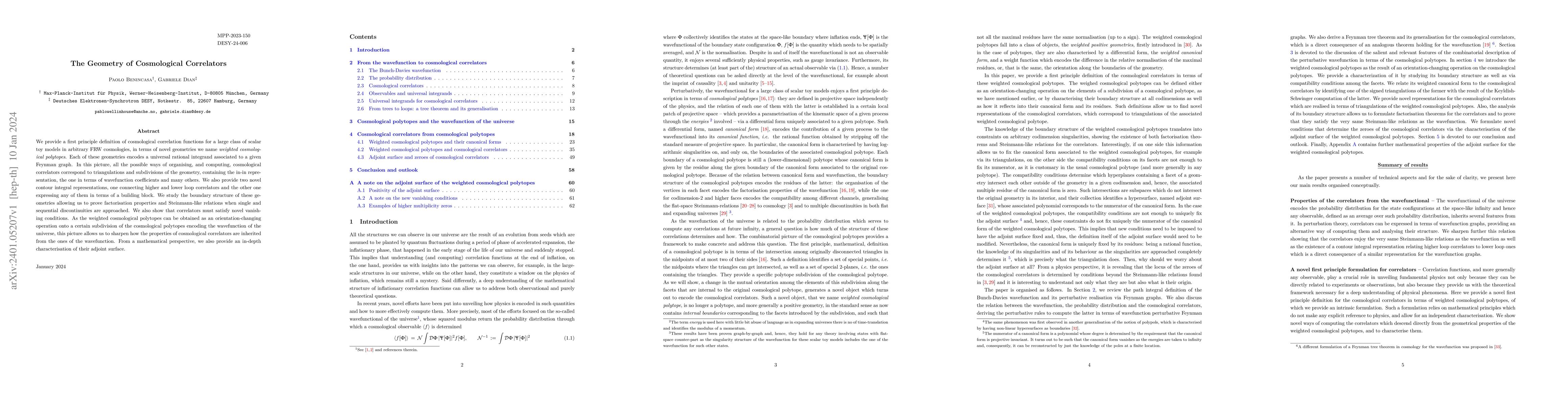 Thumbnail for The Geometry of Cosmological Correlators