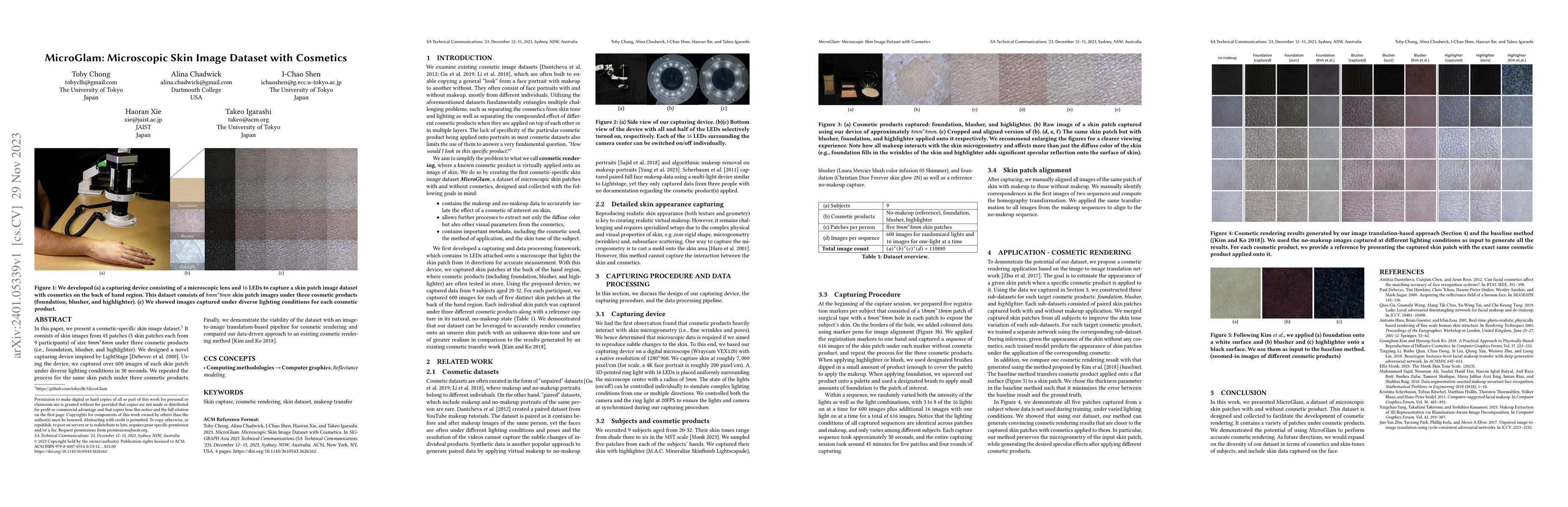 Thumbnail for MicroGlam: Microscopic Skin Image Dataset with Cosmetics
