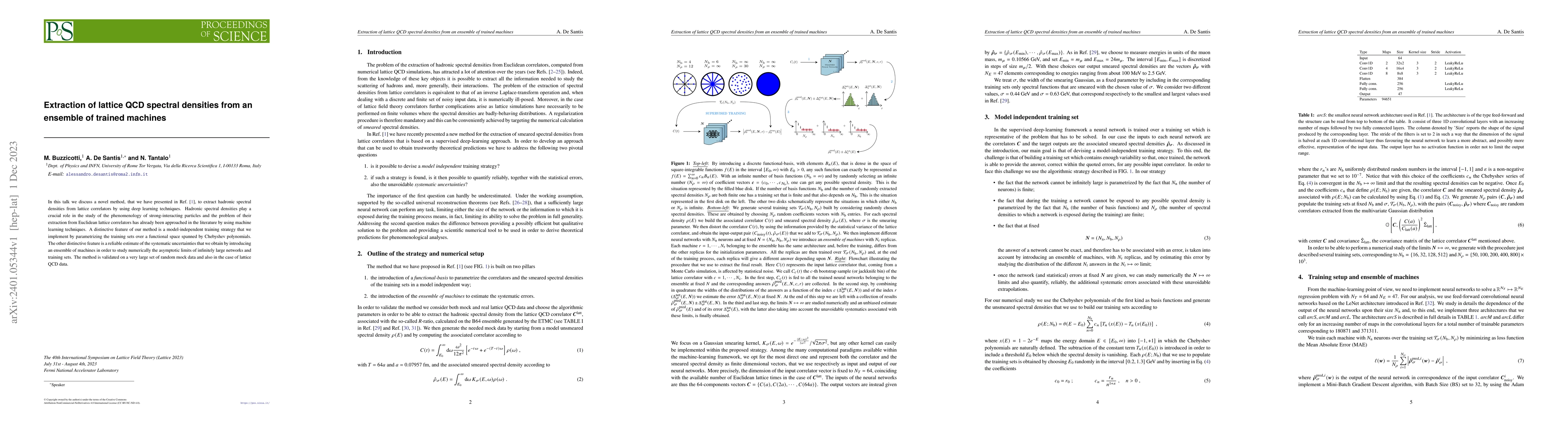 Thumbnail for Extraction of lattice QCD spectral densities from an ensemble of trained
  machines