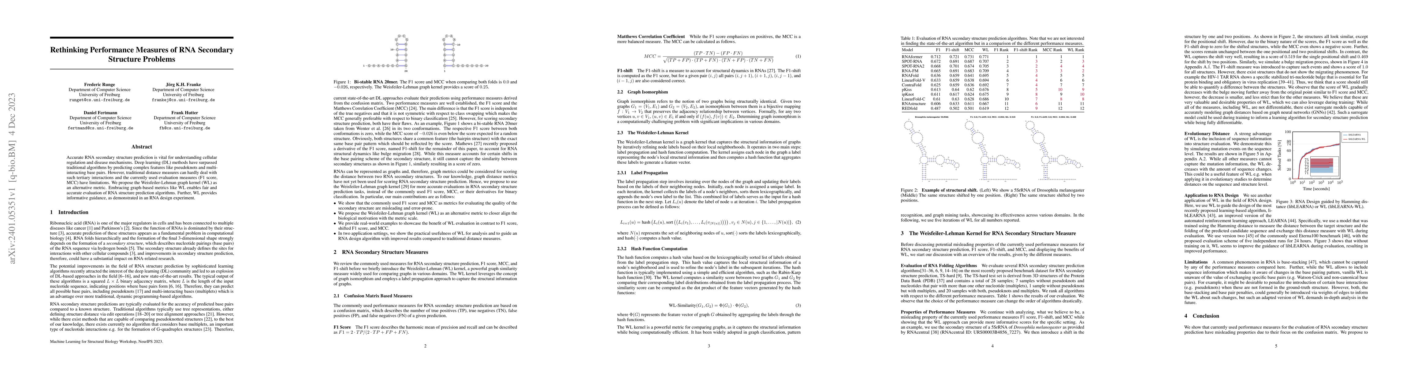 Thumbnail for Rethinking Performance Measures of RNA Secondary Structure Problems