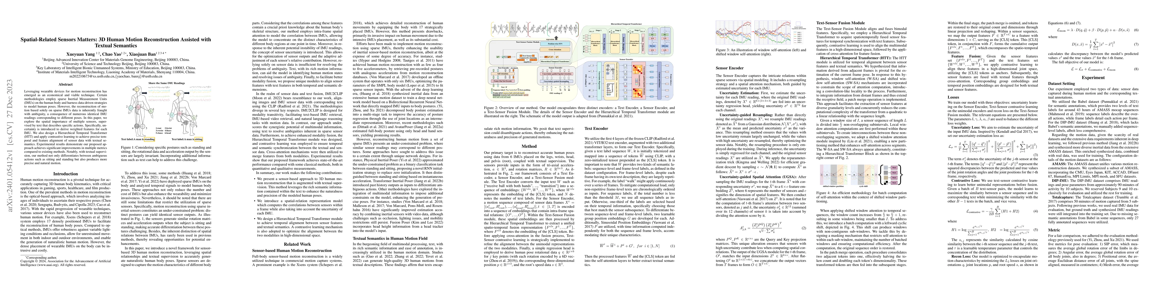 Thumbnail for Spatial-Related Sensors Matters: 3D Human Motion Reconstruction Assisted
  with Textual Semantics