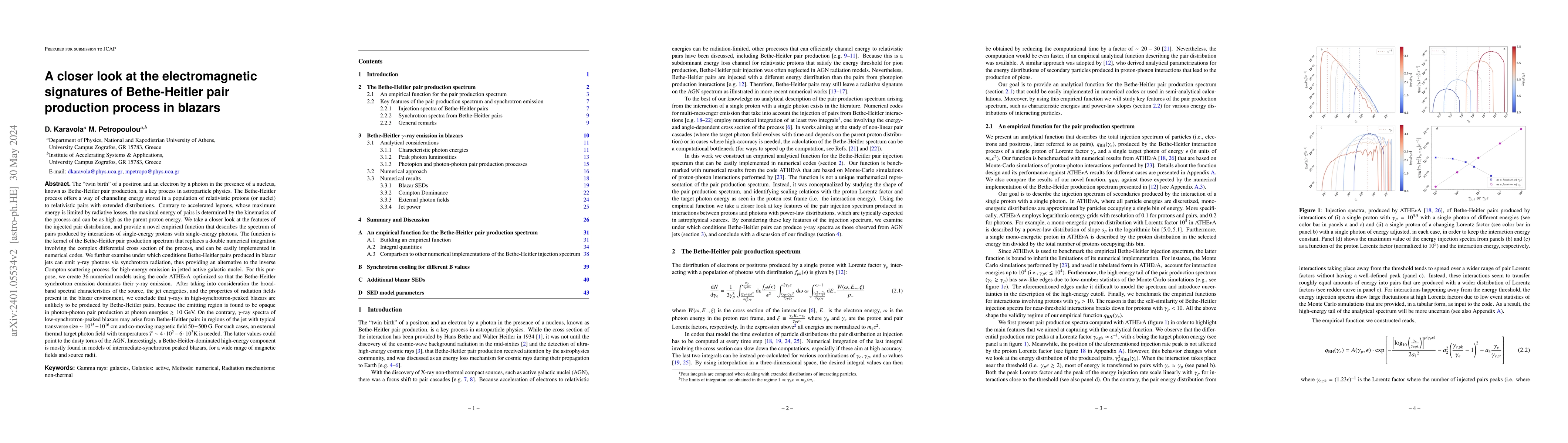 Thumbnail for A closer look at the electromagnetic signatures of Bethe-Heitler pair
  production process in blazars