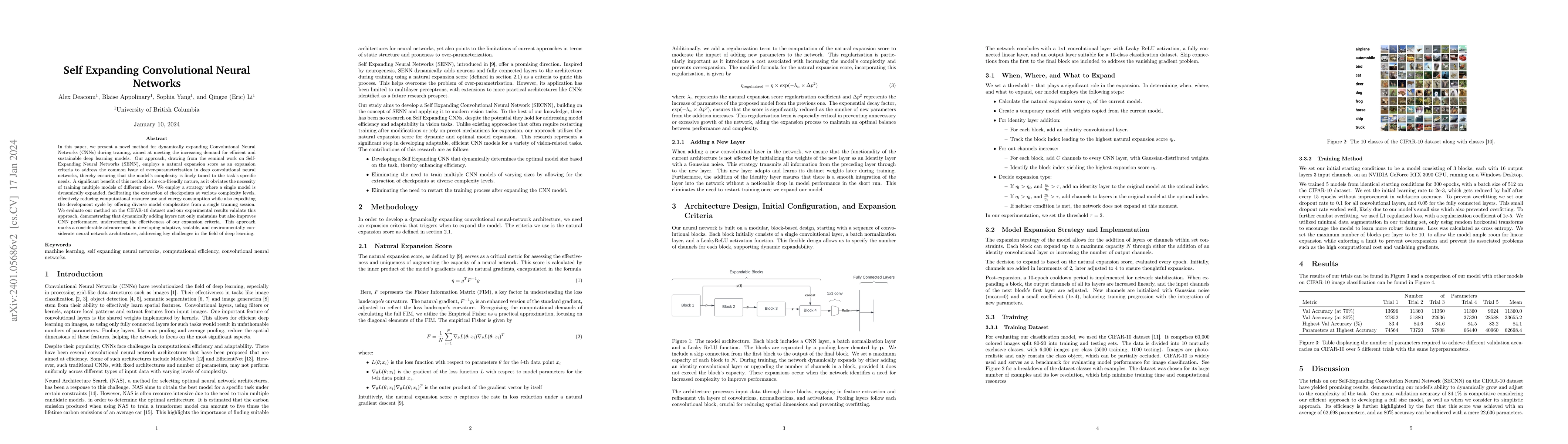 Thumbnail for Self Expanding Convolutional Neural Networks