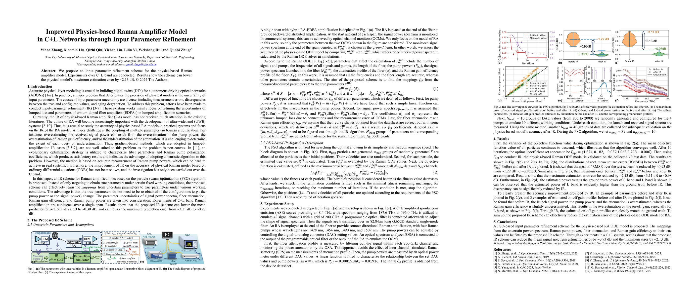 Thumbnail for Improved Physics-based Raman Amplifier Model in C+L Networks through
  Input Parameter Refinement