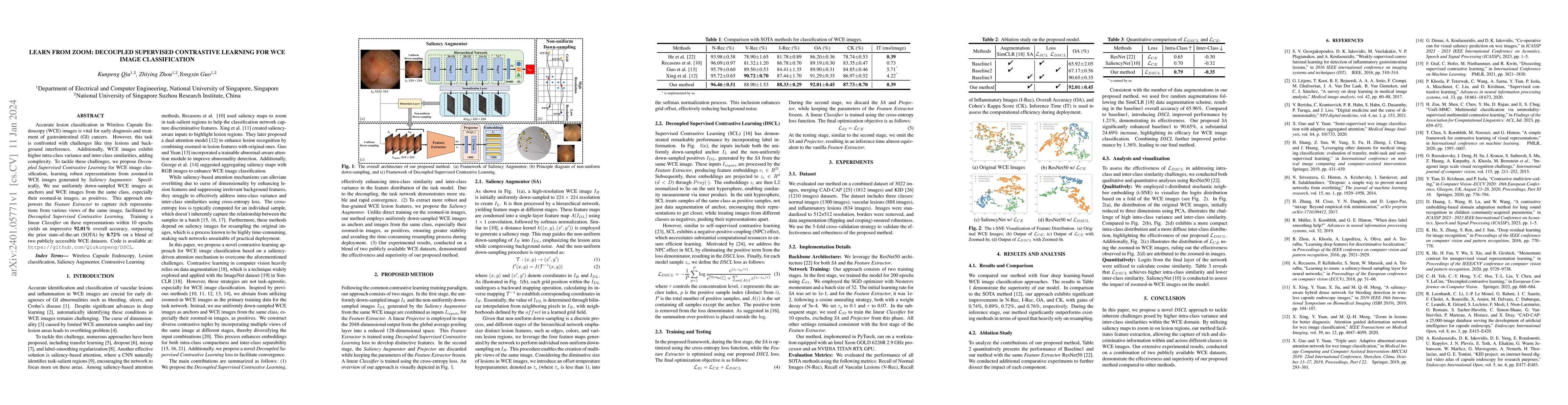 Thumbnail for Learn From Zoom: Decoupled Supervised Contrastive Learning For WCE Image
  Classification