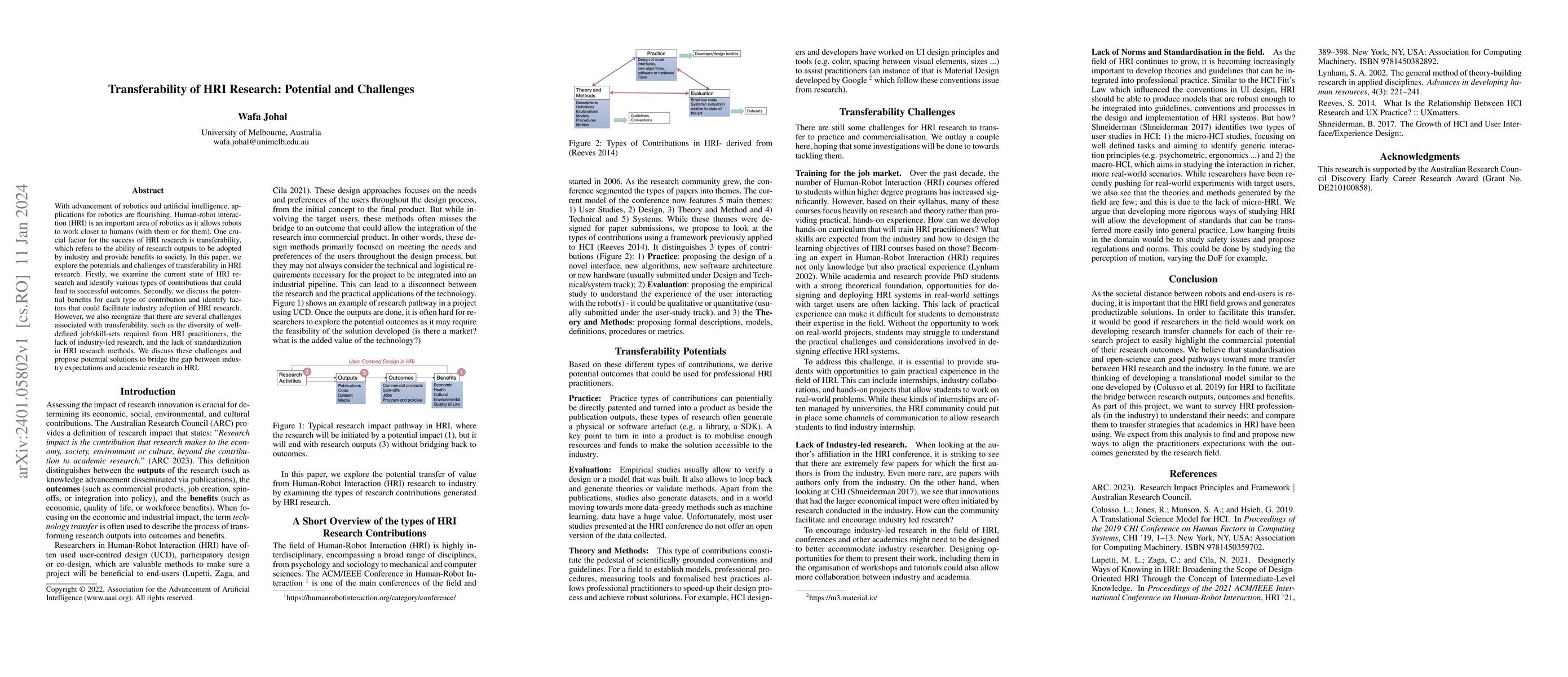 Thumbnail for Transferability of HRI Research: Potential and Challenges