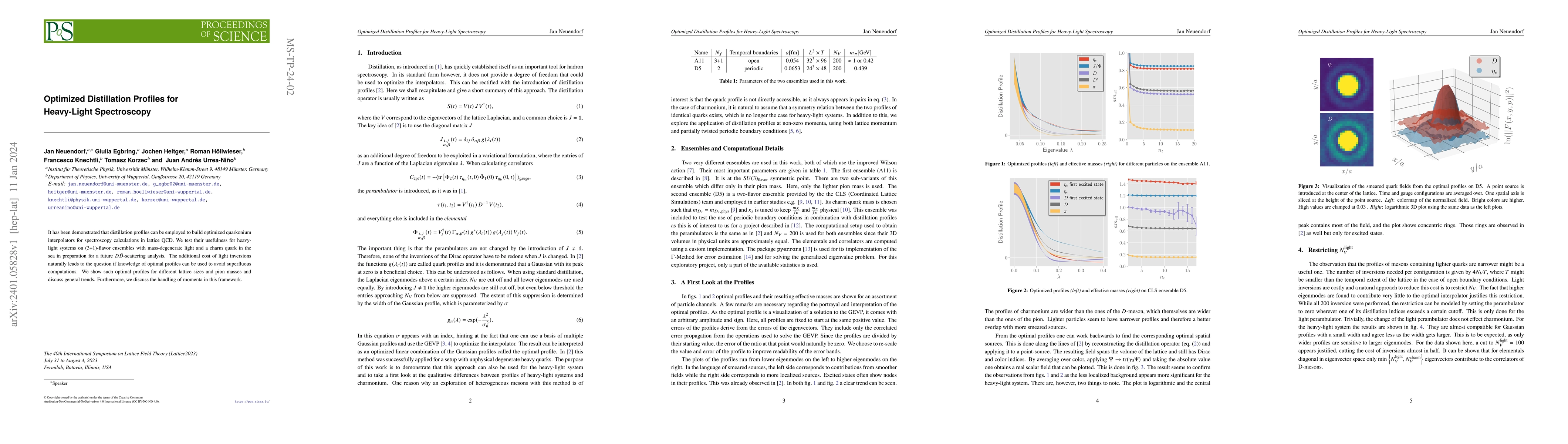 Thumbnail for Optimized Distillation Profiles for Heavy-Light Spectroscopy