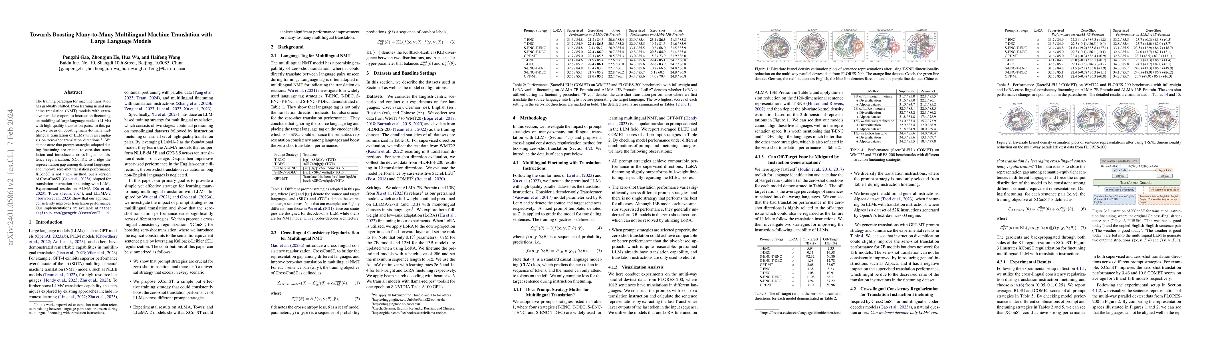 Thumbnail for Towards Boosting Many-to-Many Multilingual Machine Translation with
  Large Language Models