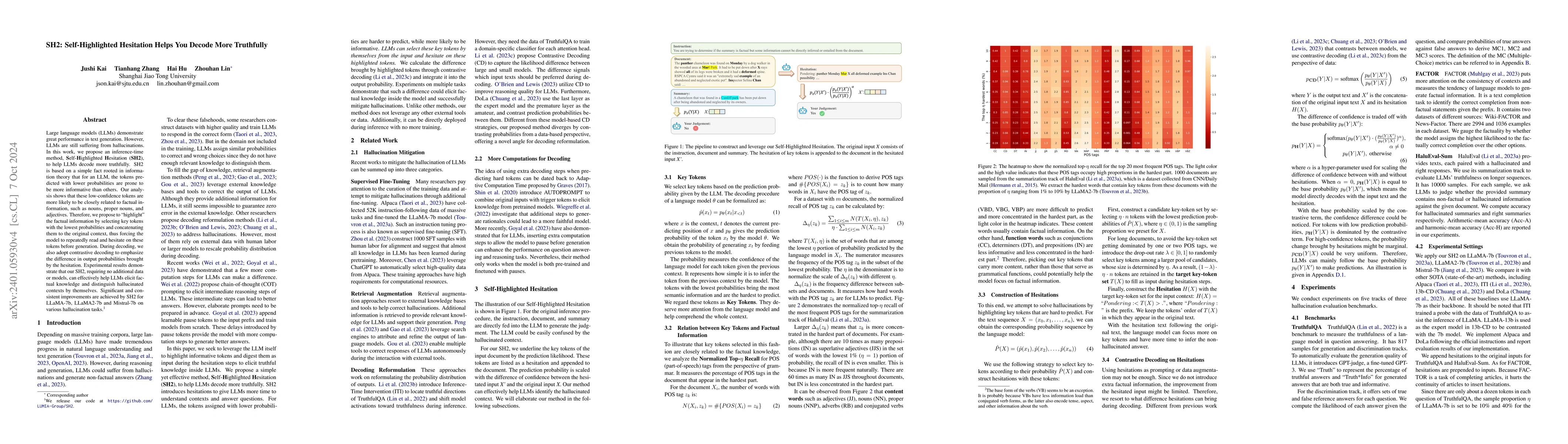 Thumbnail for SH2: Self-Highlighted Hesitation Helps You Decode More Truthfully