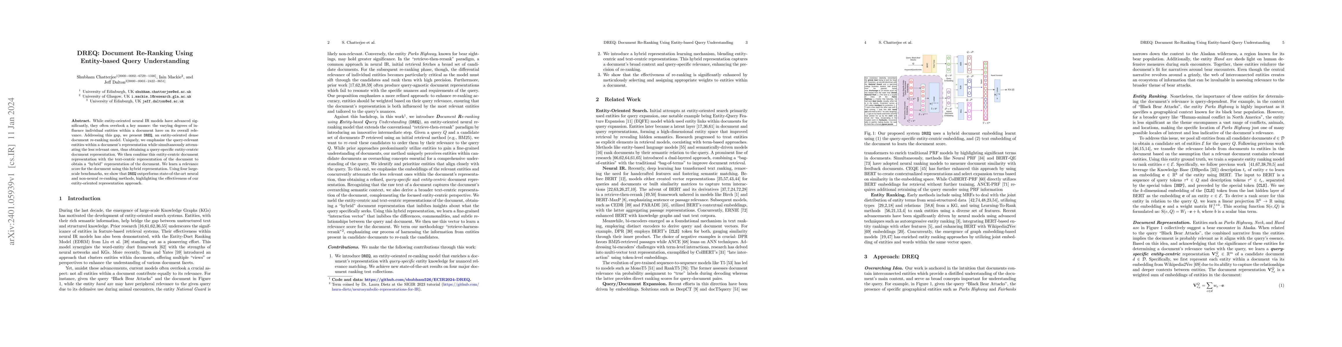 Thumbnail for DREQ: Document Re-Ranking Using Entity-based Query Understanding