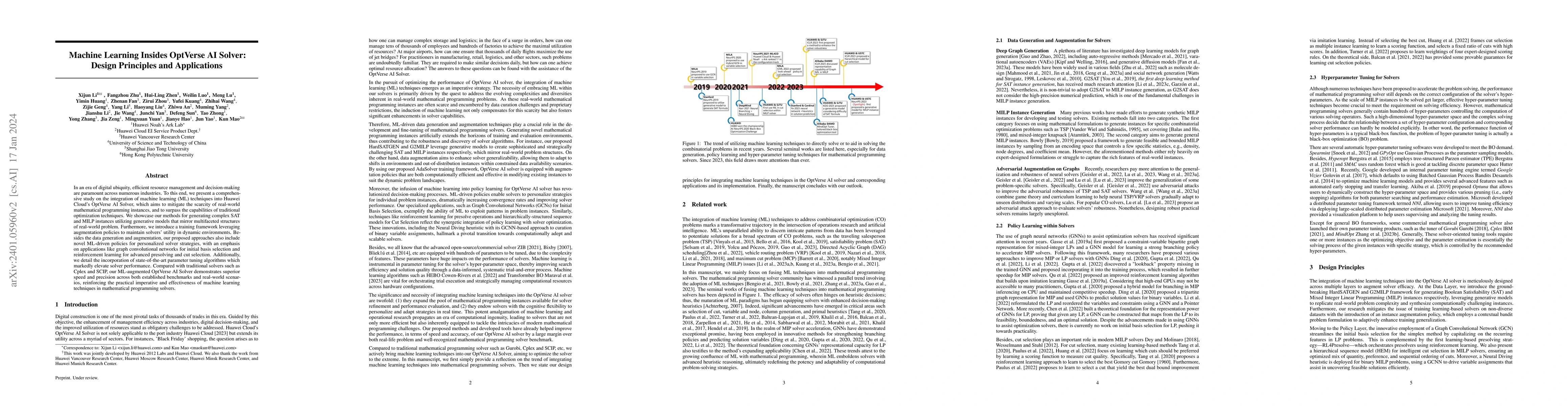 Thumbnail for Machine Learning Insides OptVerse AI Solver: Design Principles and
  Applications