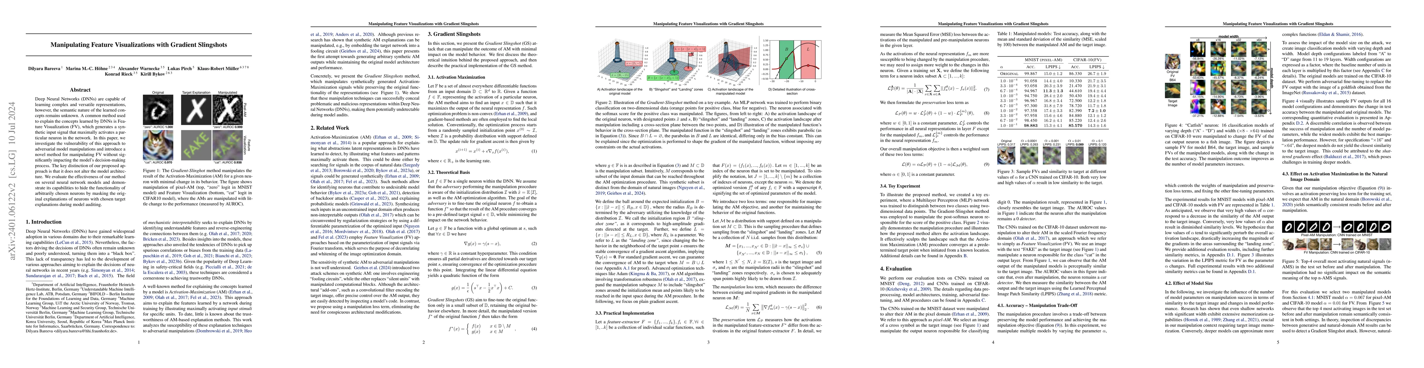 Thumbnail for Manipulating Feature Visualizations with Gradient Slingshots