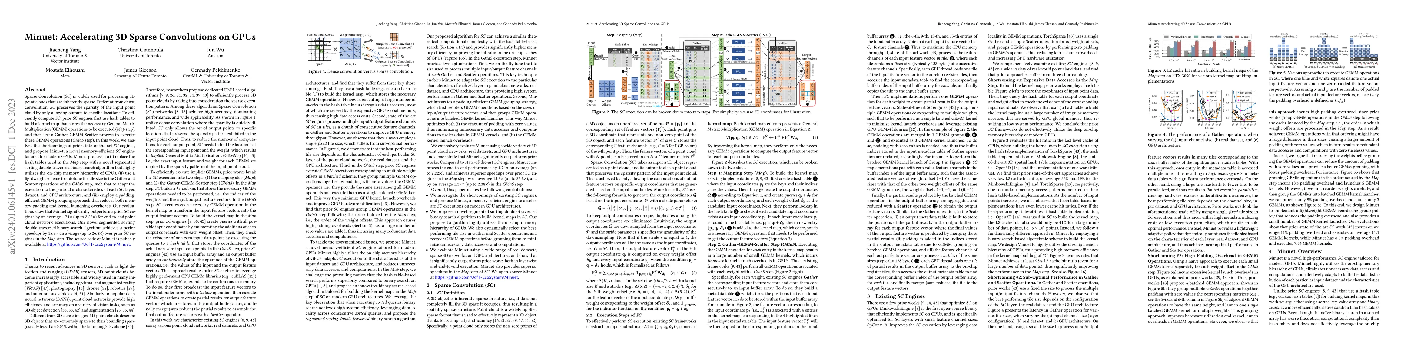 Thumbnail for Minuet: Accelerating 3D Sparse Convolutions on GPUs