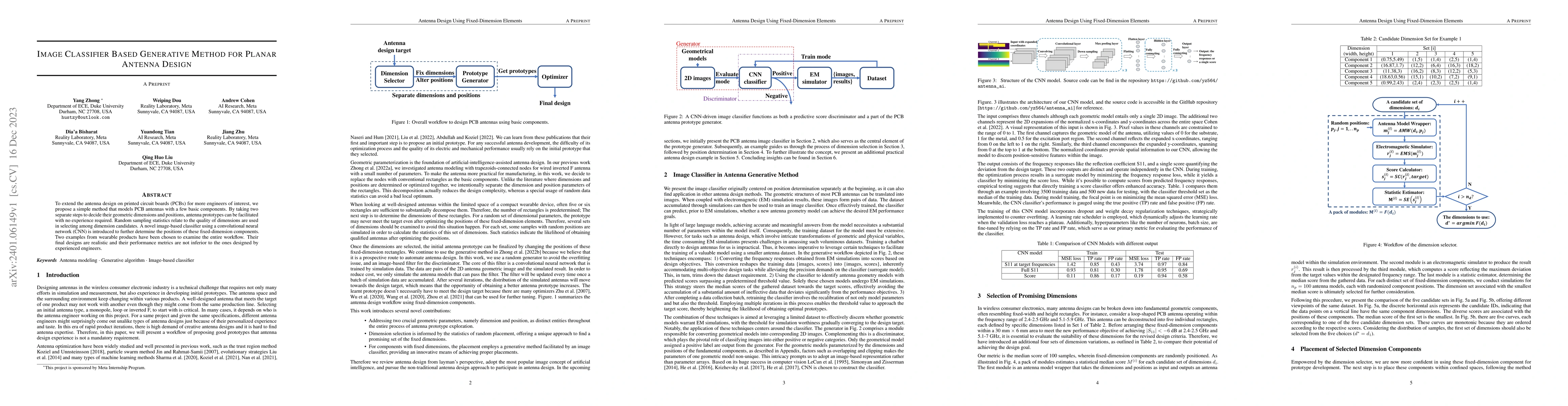 Thumbnail for Image Classifier Based Generative Method for Planar Antenna Design